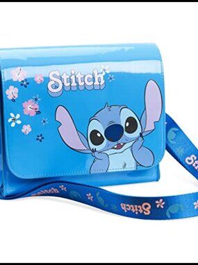 Disney Stitch Crossbody Shoulder Bag Adjustable Strap Travel Purse